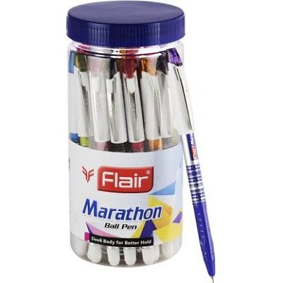 FLAIR Marathon Jar of Ball Pen  (Pack of 25)